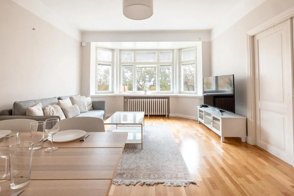 Image of 2ndhomes 117 m2 Bright Top Floor 3 Bedroom Apartment with Sauna in Helsinki Center