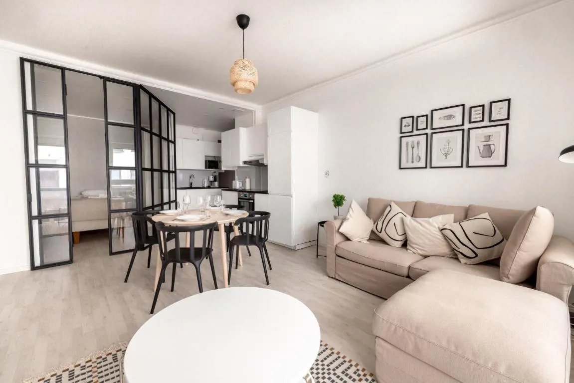 Image of 2ndhomes Modern 1BR Home with Sauna and Balcony in Bulevardi