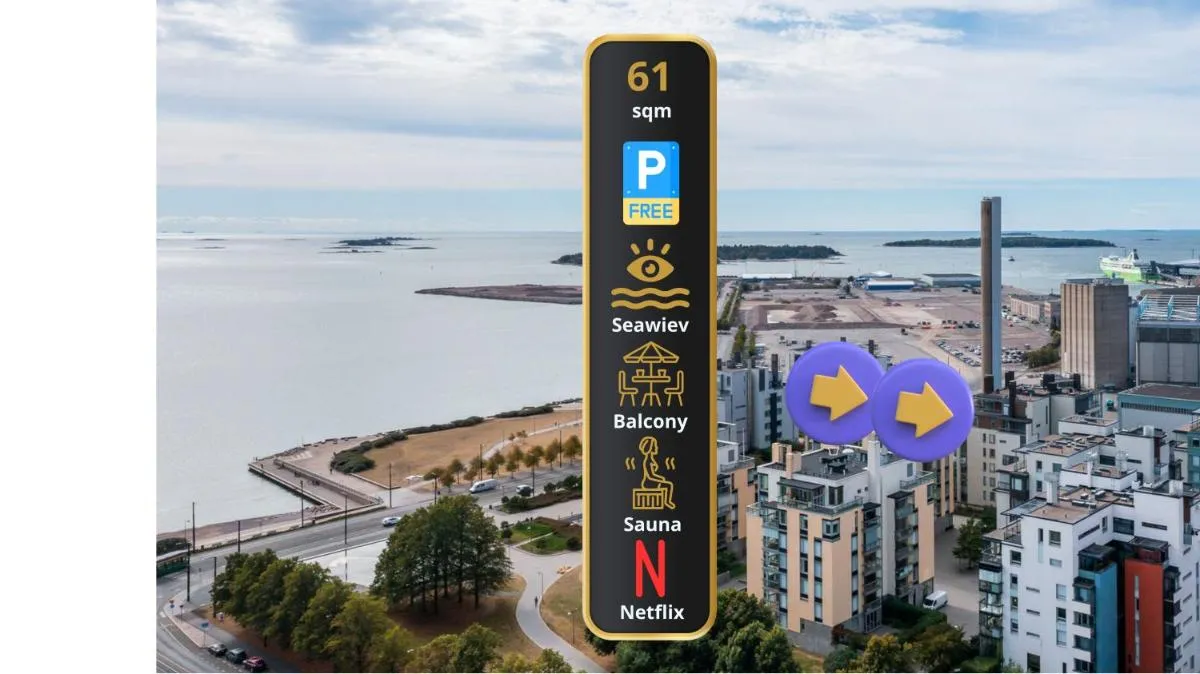 Image of A luxurious aprtm with a sauna and terrace Netflix
