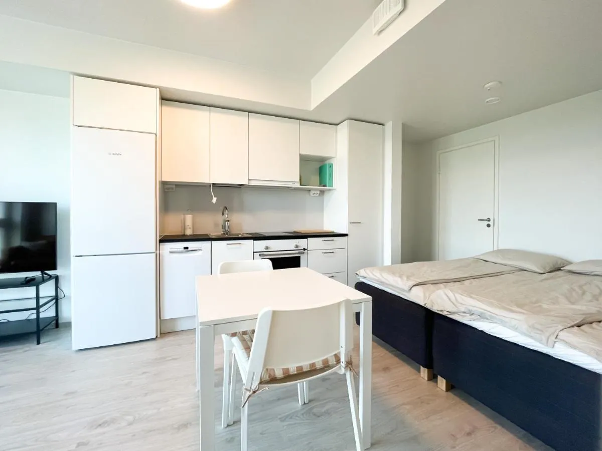 Image 5 of New studio apartment – next to Vuosaari metro and mall, self check-in